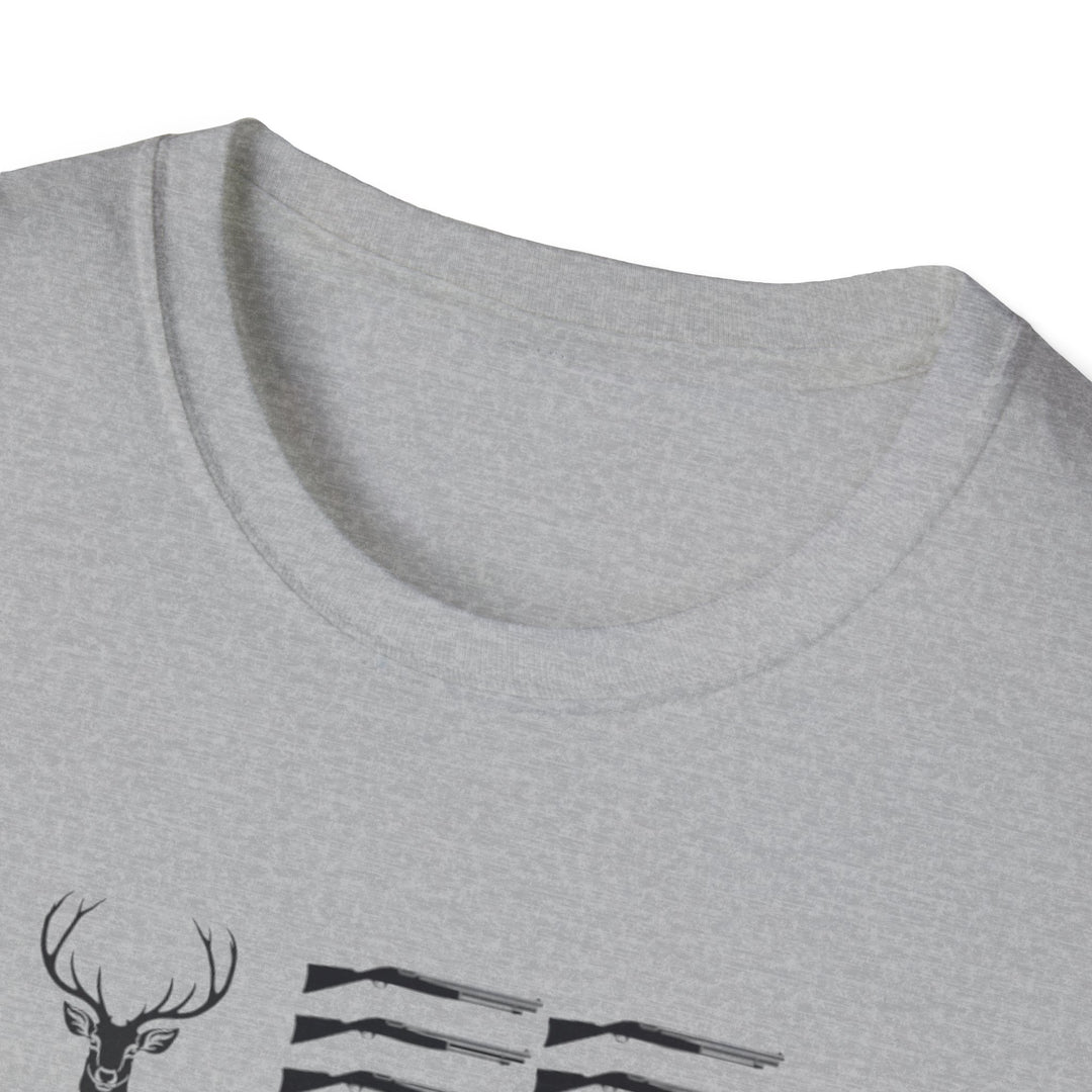 Minimalist Deer Graphic Unisex Softstyle T-Shirt