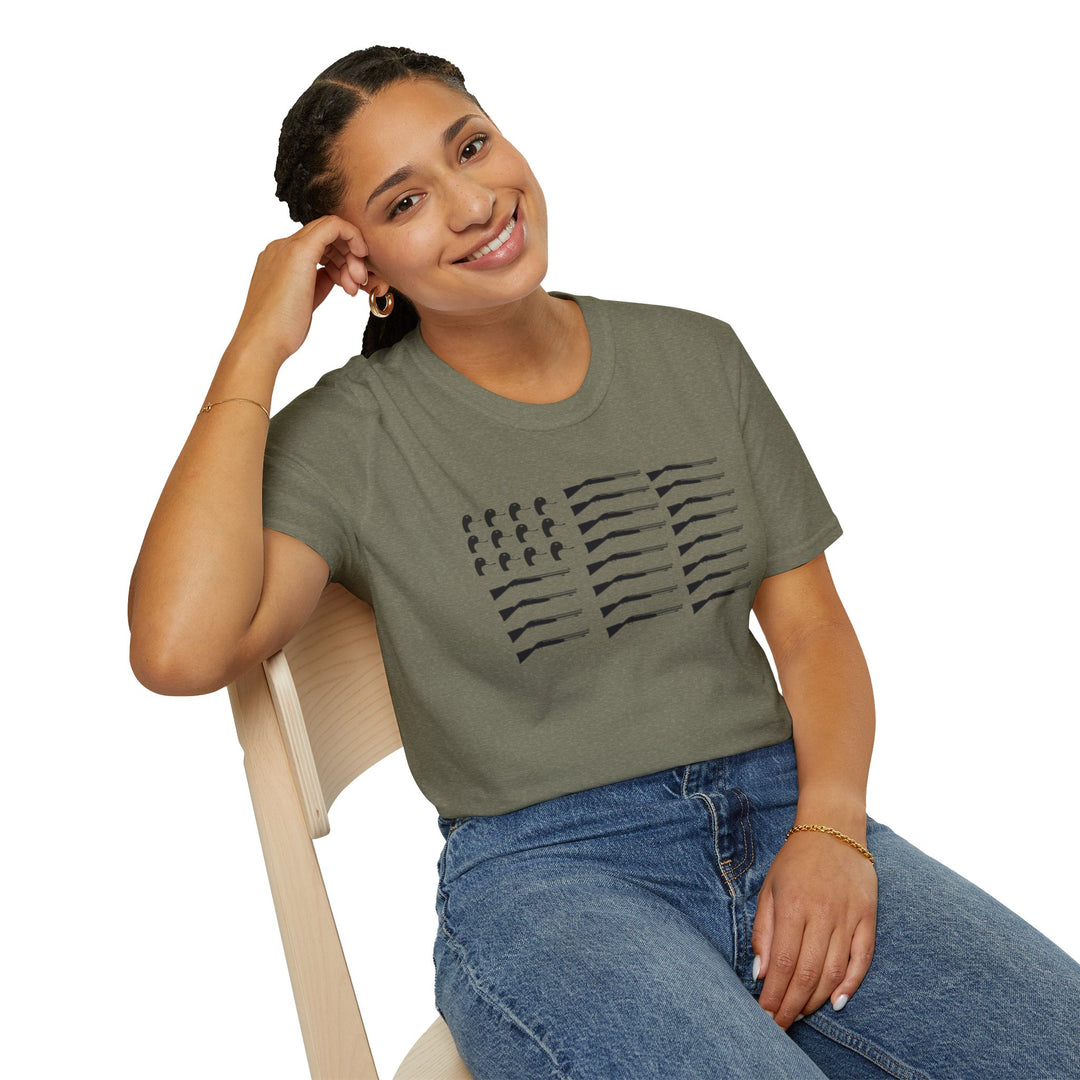 "Duck stars & shotgun stripes" T-shirt