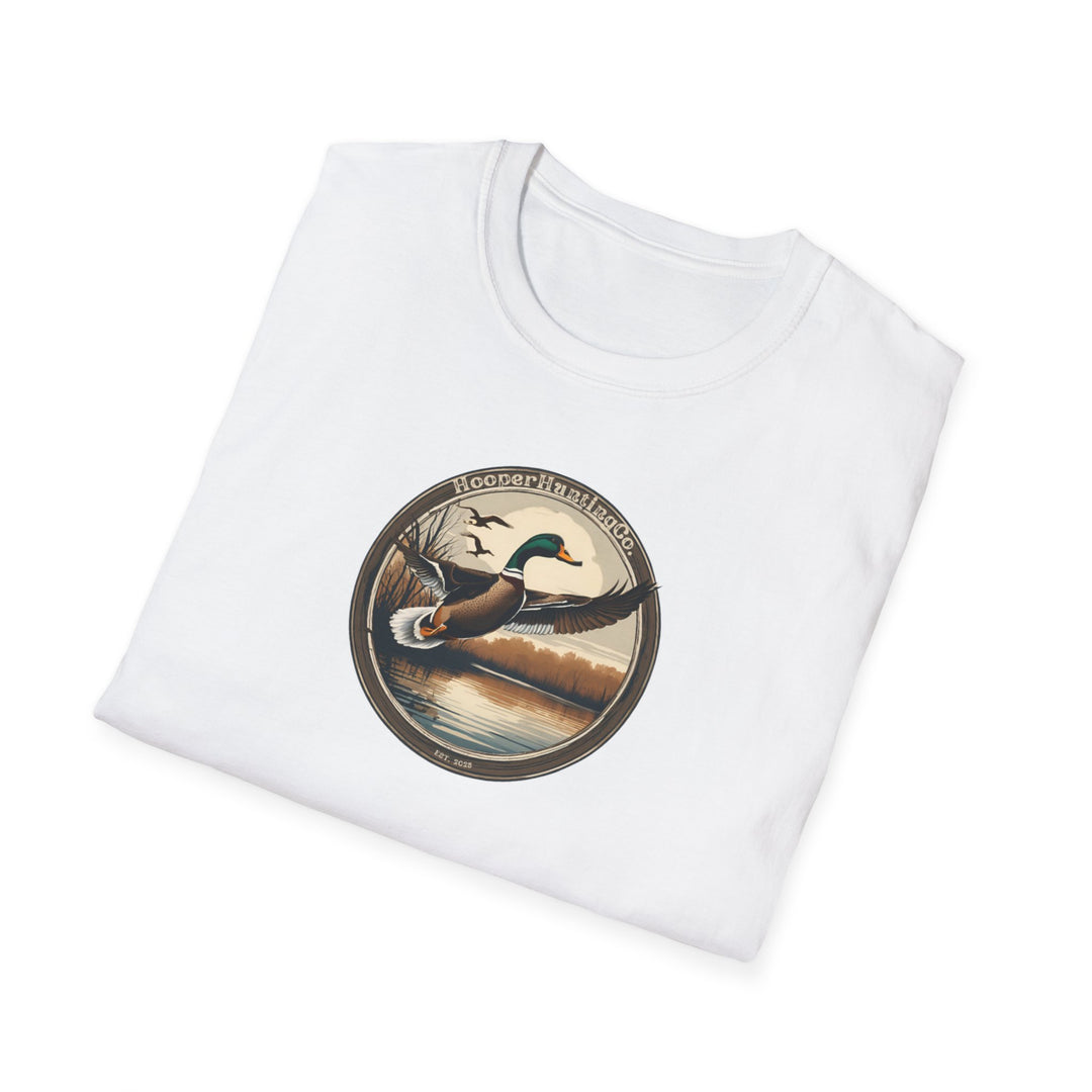 Nature-Inspired Unisex Softstyle T-Shirt - Wildlife Adventure Design