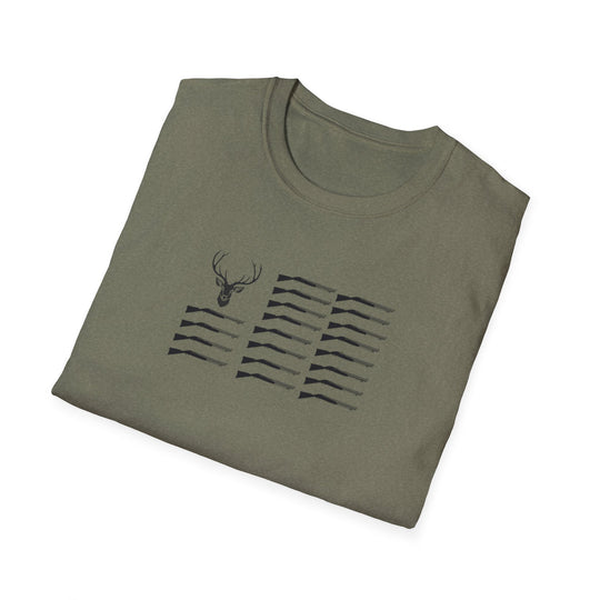 Minimalist Deer Graphic Unisex Softstyle T-Shirt