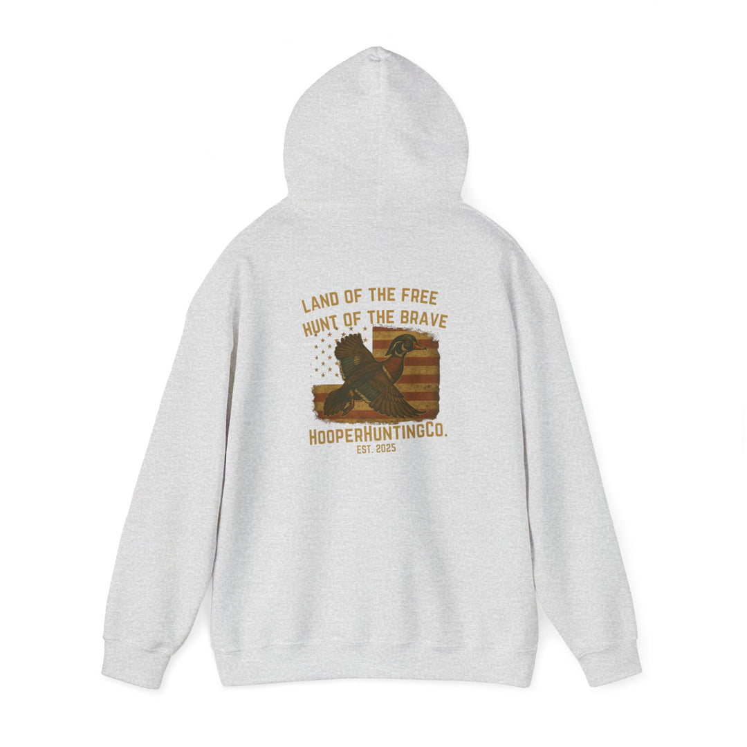 Land of the Free, Hunt of the Brave - Patriotic Hoodie