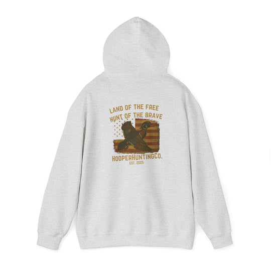 Land of the Free, Hunt of the Brave - Patriotic Hoodie