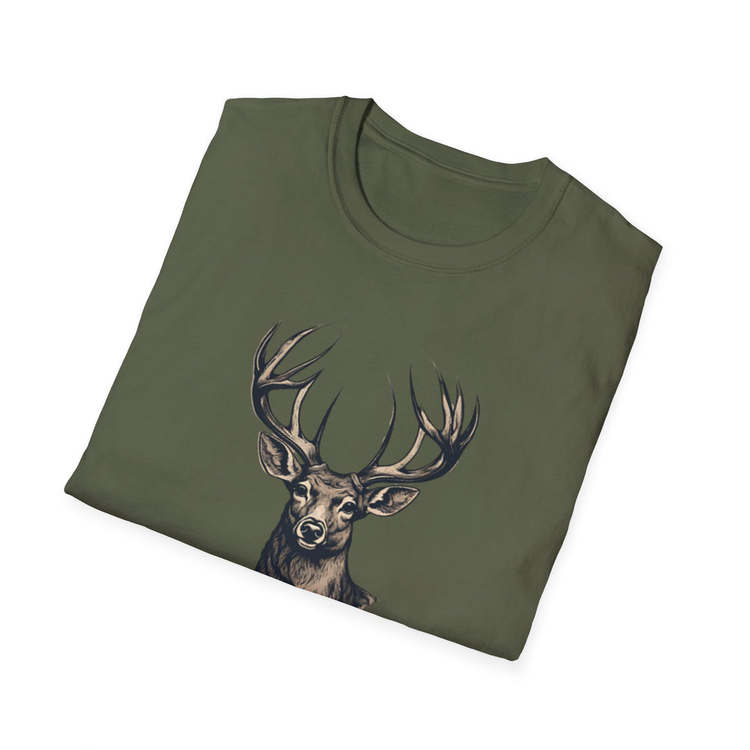 Vintage Deer Graphic Softstyle T-Shirt