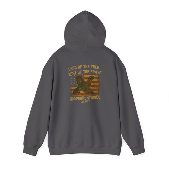 Land of the Free, Hunt of the Brave - Patriotic Hoodie