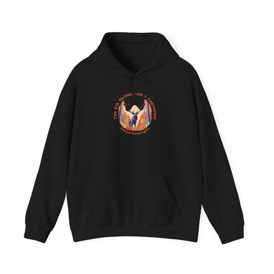 Inspirational Unisex Heavy Blend™ Hooded Sweatshirt – "The Elk, called, and I answered" Design