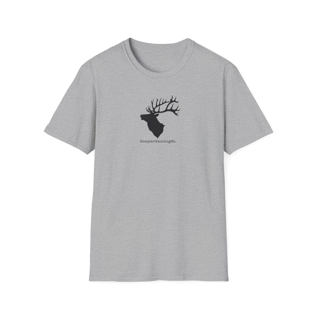 ELK Silhouette Unisex Softstyle T-Shirt - Nature Lover's Tee