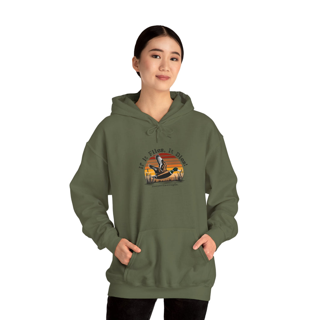 "If it flies, It dies" Hoodie