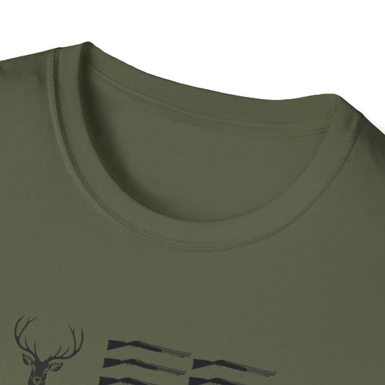 Minimalist Deer Graphic Unisex Softstyle T-Shirt