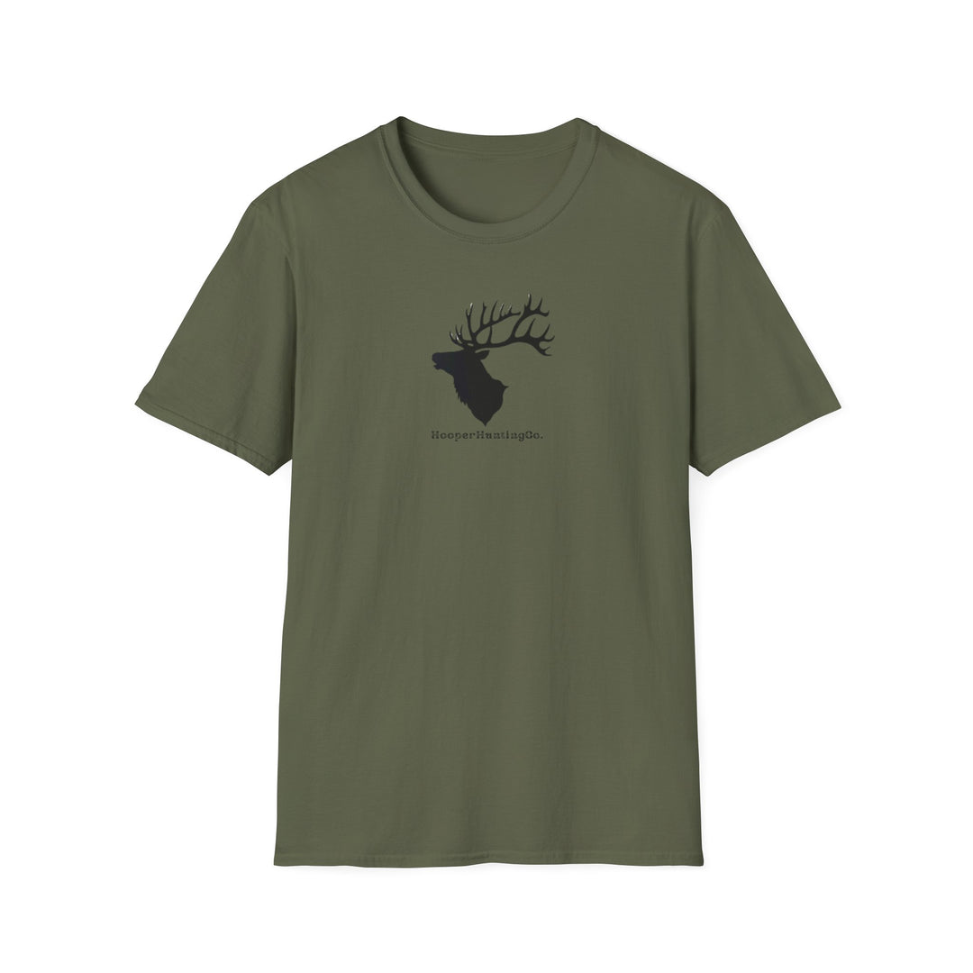 ELK Silhouette Unisex Softstyle T-Shirt - Nature Lover's Tee