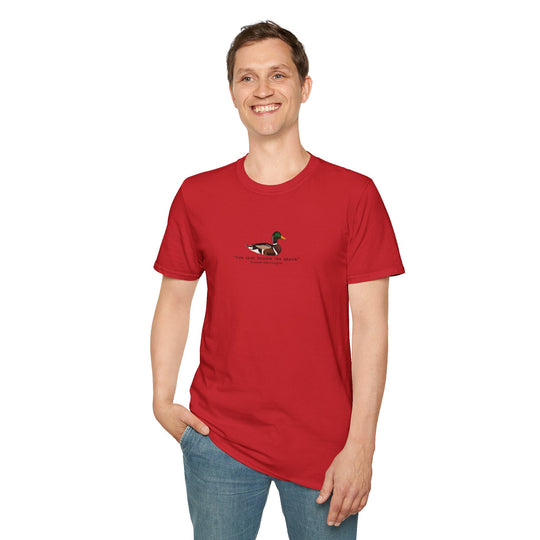 Funny Duck Quote Unisex Softstyle T-Shirt - Perfect Gift for Nature Lovers