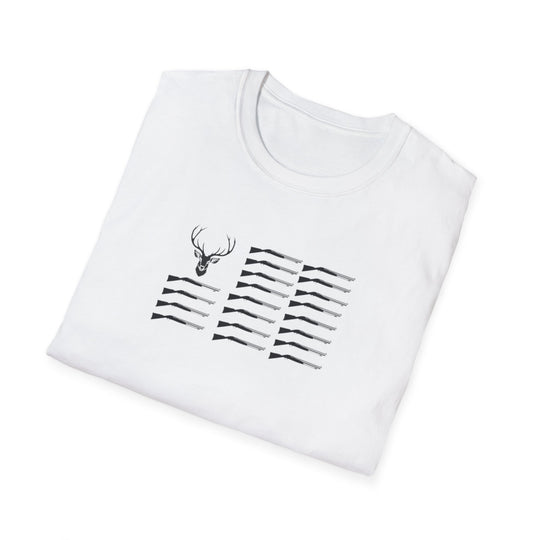 Minimalist Deer Graphic Unisex Softstyle T-Shirt