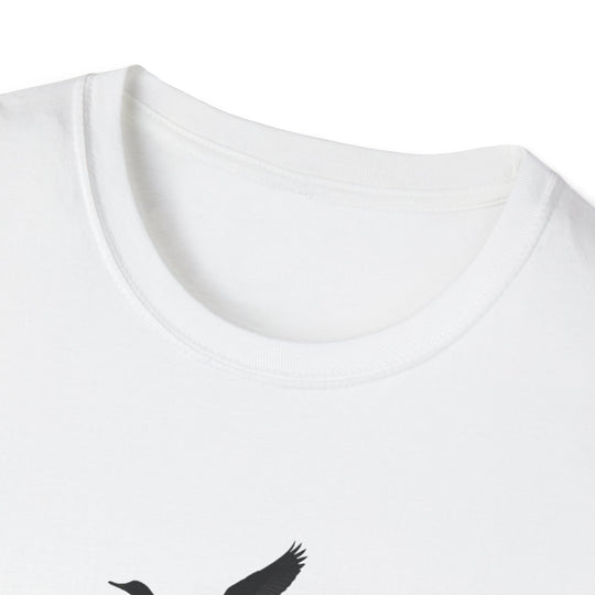 Unisex Softstyle T-Shirt - "Duck, Duck, Shoot!" Outdoor Adventure Tee