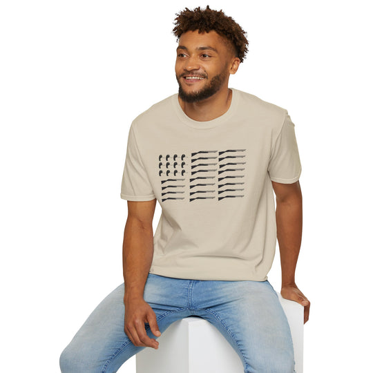 "Duck stars & shotgun stripes" T-shirt