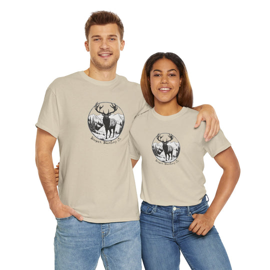 Rustic Wilderness Unisex Heavy Cotton Tee - Nature Lover's Apparel