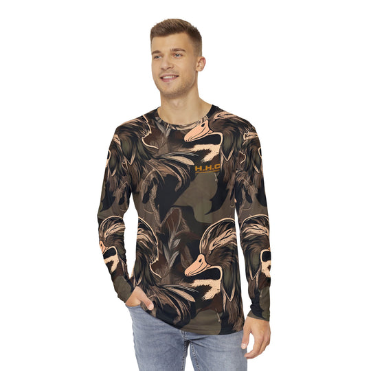 "Duck Camouflage Design" Long Sleeve T- Shirt
