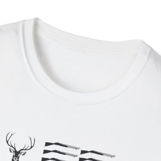 Minimalist Deer Graphic Unisex Softstyle T-Shirt