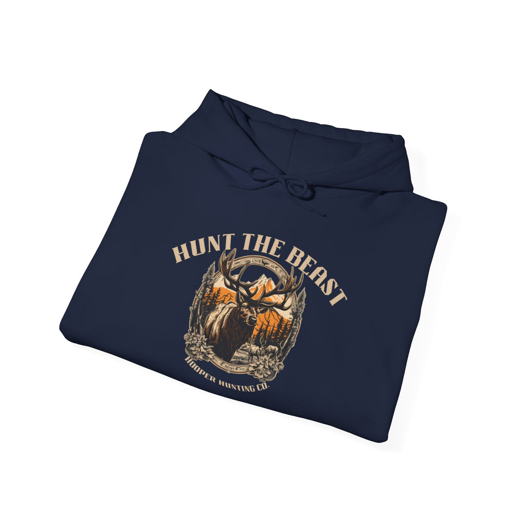 Hunt the Beast Unisex Hoodie - Heavy Blend Sweatshirt for Outdoors Enthusiasts