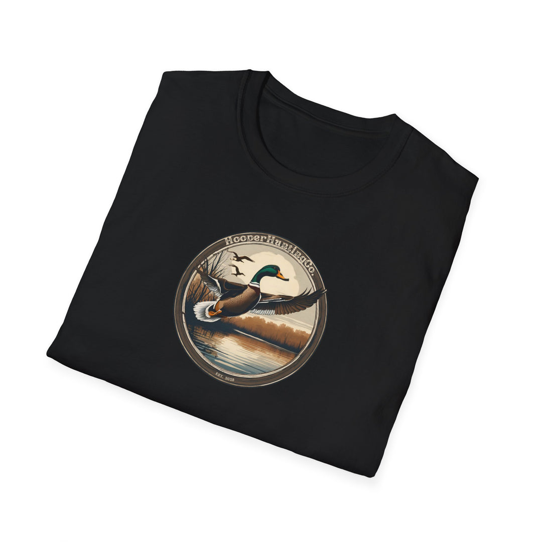 Nature-Inspired Unisex Softstyle T-Shirt - Wildlife Adventure Design