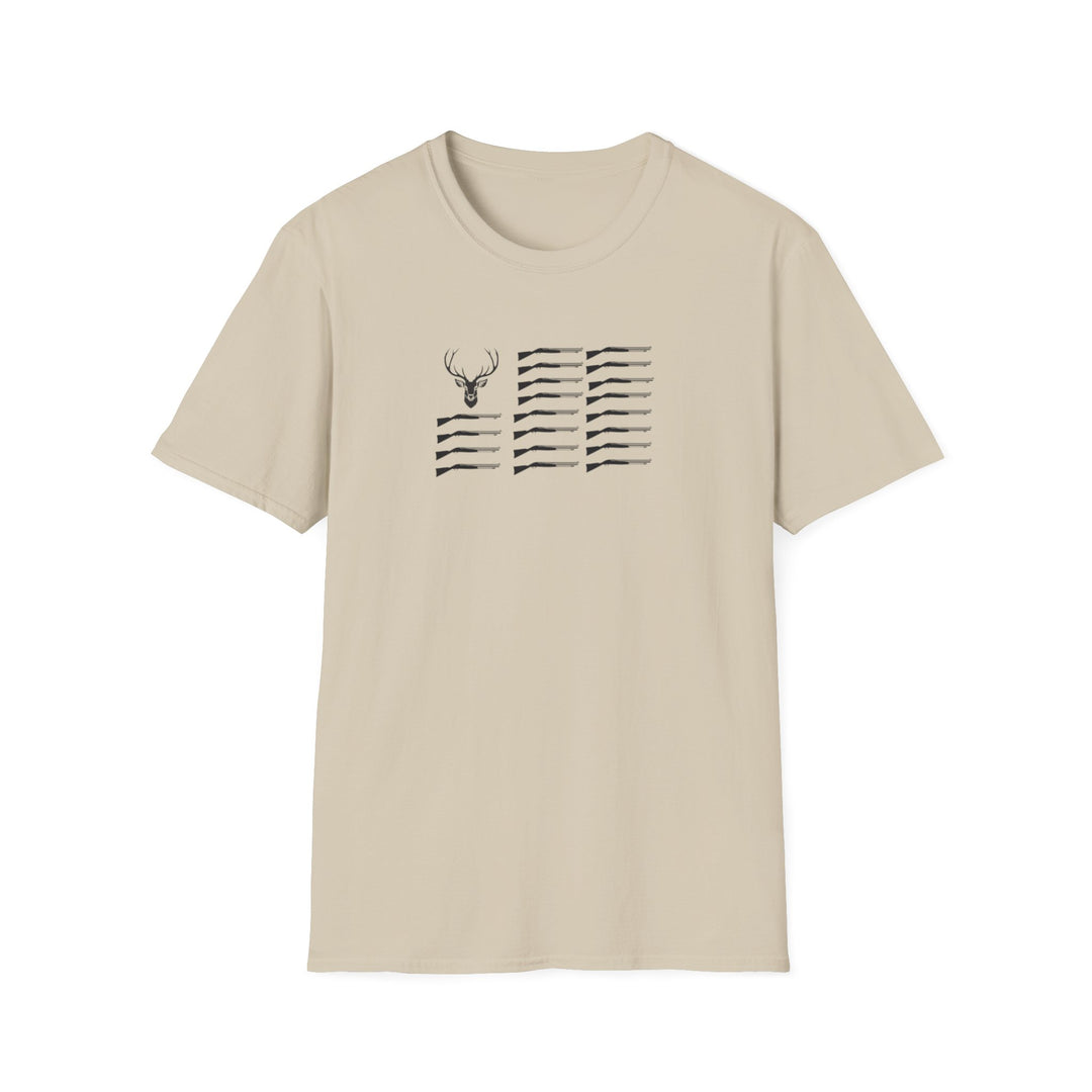 Minimalist Deer Graphic Unisex Softstyle T-Shirt