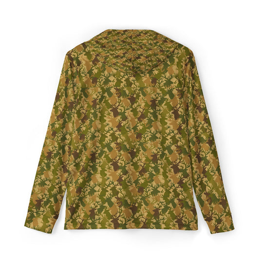 "Elk Out -  camo pattern" Warm Up hoodie
