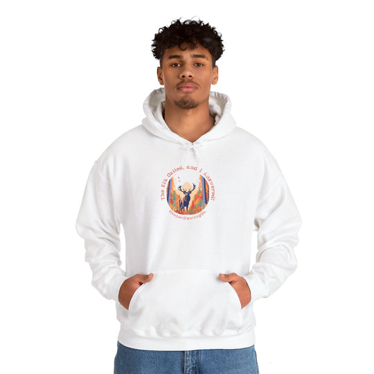 Inspirational Unisex Heavy Blend™ Hooded Sweatshirt – "The Elk, called, and I answered" Design