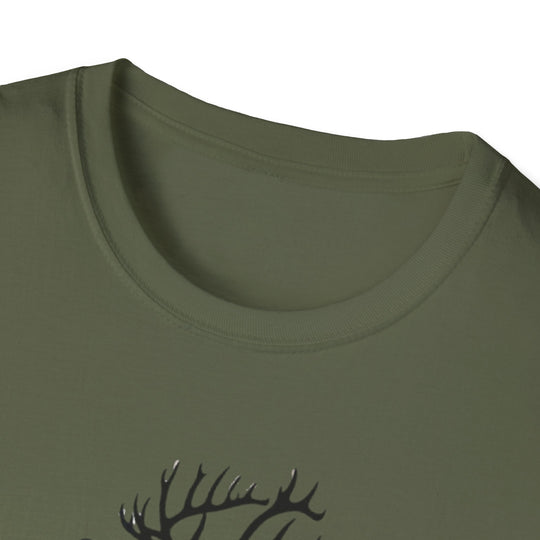 ELK Silhouette Unisex Softstyle T-Shirt - Nature Lover's Tee