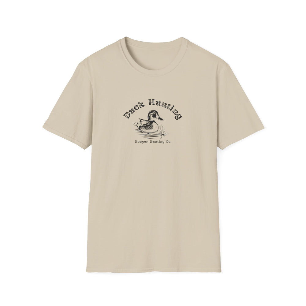 Vintage Duck Hunting Unisex Softstyle T-Shirt - Outdoor Adventure Tee