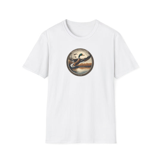 Nature-Inspired Unisex Softstyle T-Shirt - Wildlife Adventure Design