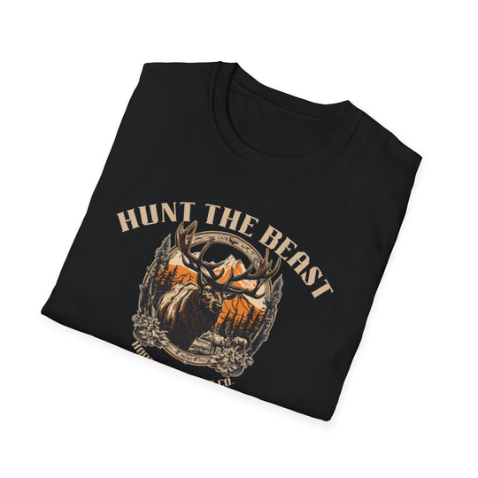 Hunt the Beast Unisex Softstyle T-Shirt for Nature Lovers