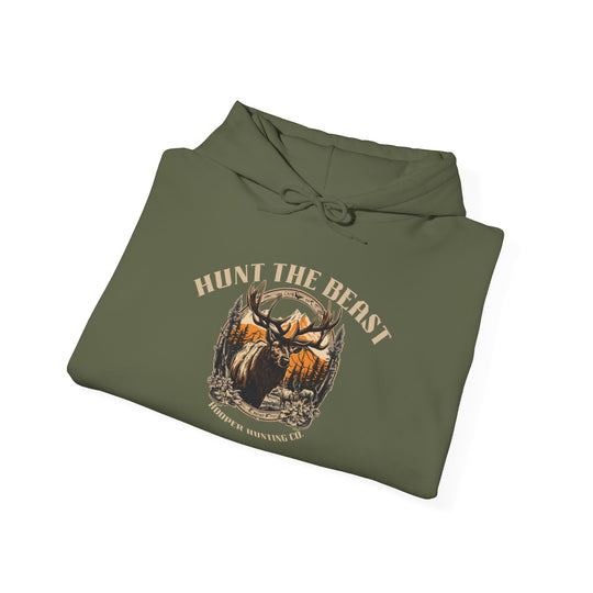 Hunt the Beast Unisex Hoodie - Heavy Blend Sweatshirt for Outdoors Enthusiasts