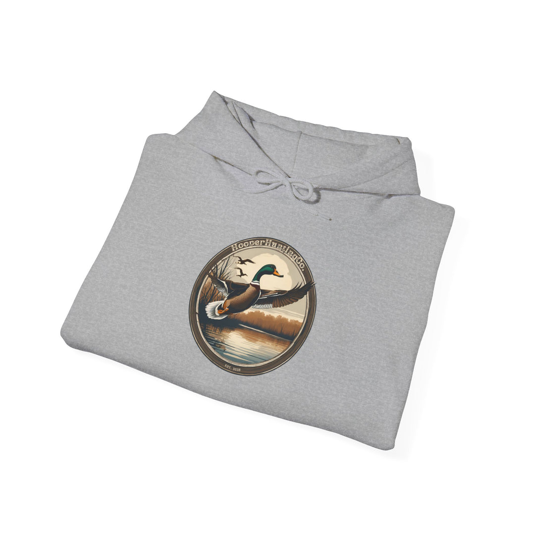 Flying mallard Hooded Sweatshirt - Perfect for Outdoor Enthusiasts