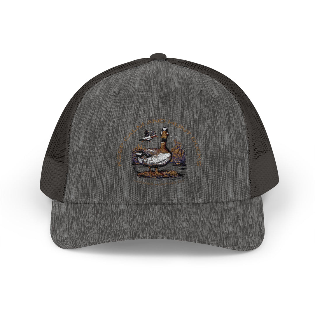 Keep Calm and Hunt Ducks Snapback Trucker Cap