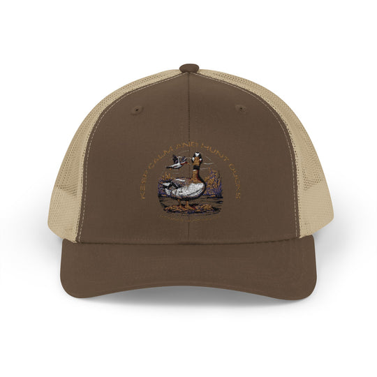 Keep Calm and Hunt Ducks Snapback Trucker Cap