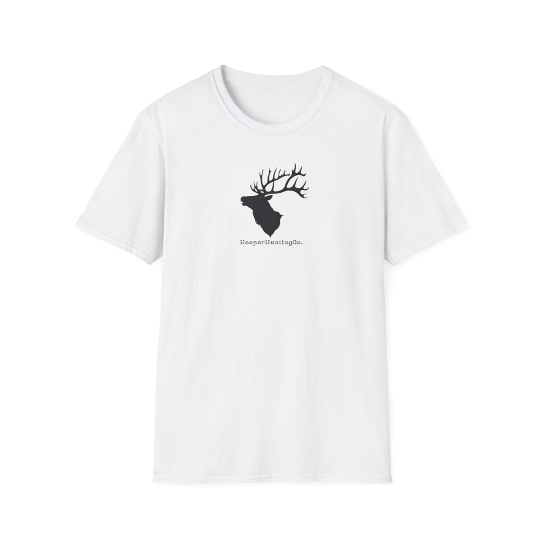 ELK Silhouette Unisex Softstyle T-Shirt - Nature Lover's Tee