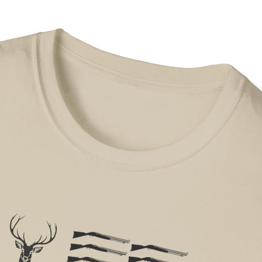 Minimalist Deer Graphic Unisex Softstyle T-Shirt