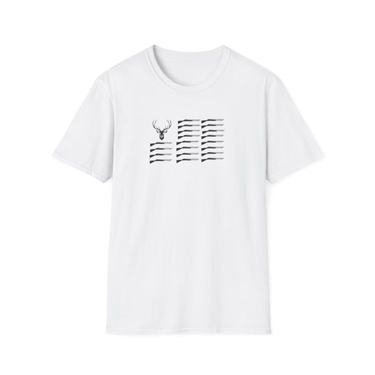 Minimalist Deer Graphic Unisex Softstyle T-Shirt