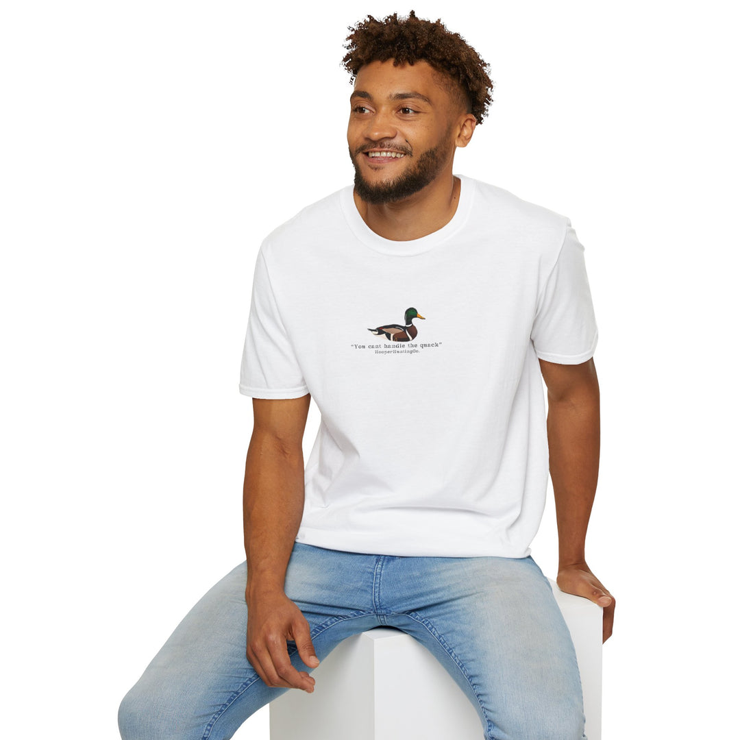 Funny Duck Quote Unisex Softstyle T-Shirt - Perfect Gift for Nature Lovers