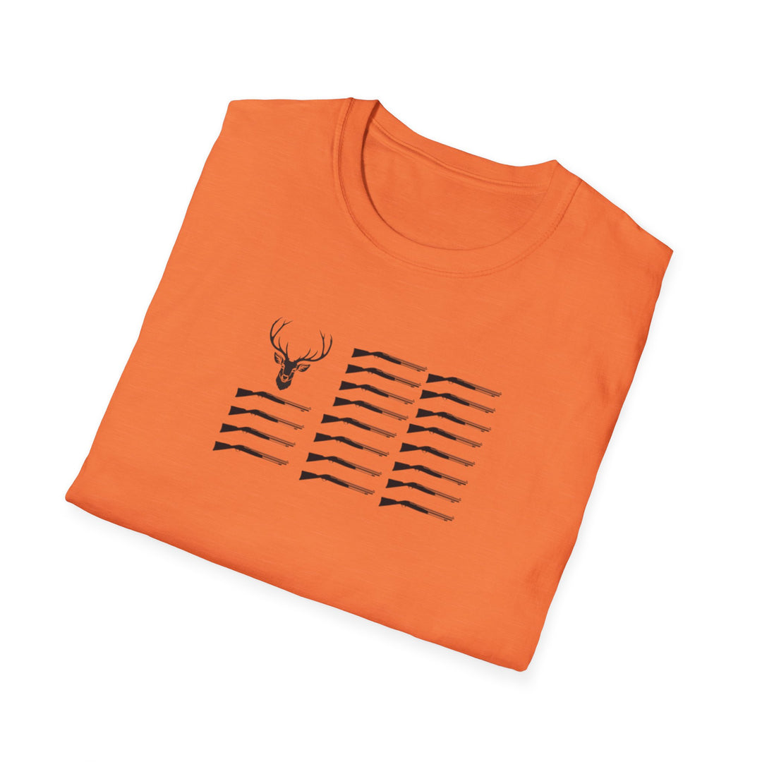 Minimalist Deer Graphic Unisex Softstyle T-Shirt