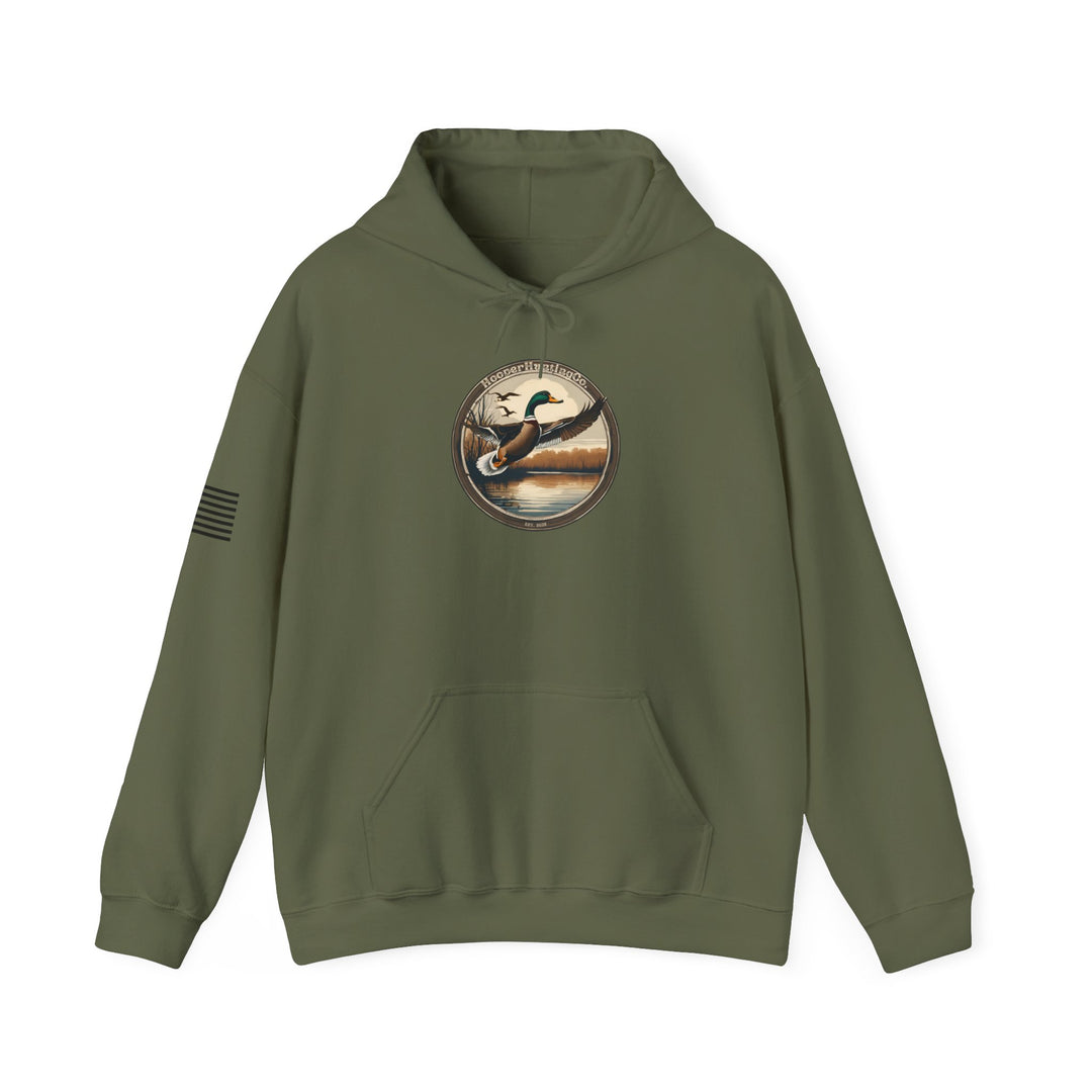 Flying mallard Hooded Sweatshirt - Perfect for Outdoor Enthusiasts