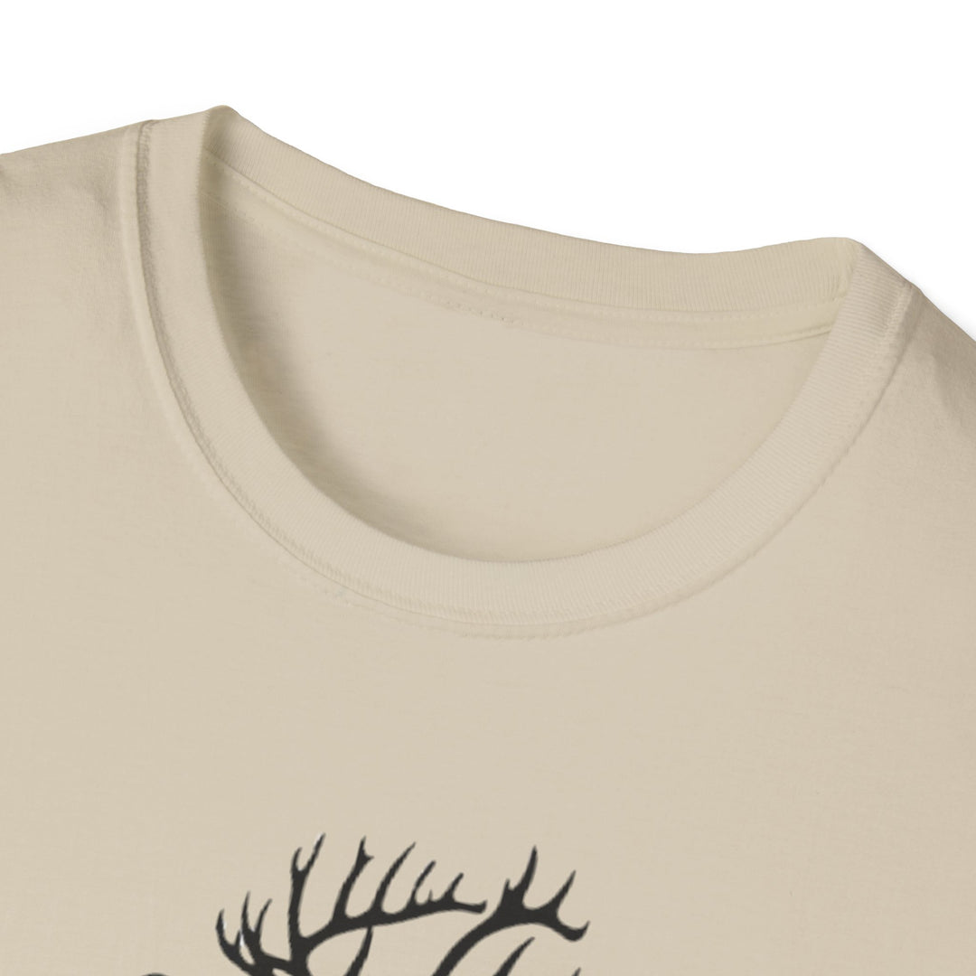 ELK Silhouette Unisex Softstyle T-Shirt - Nature Lover's Tee