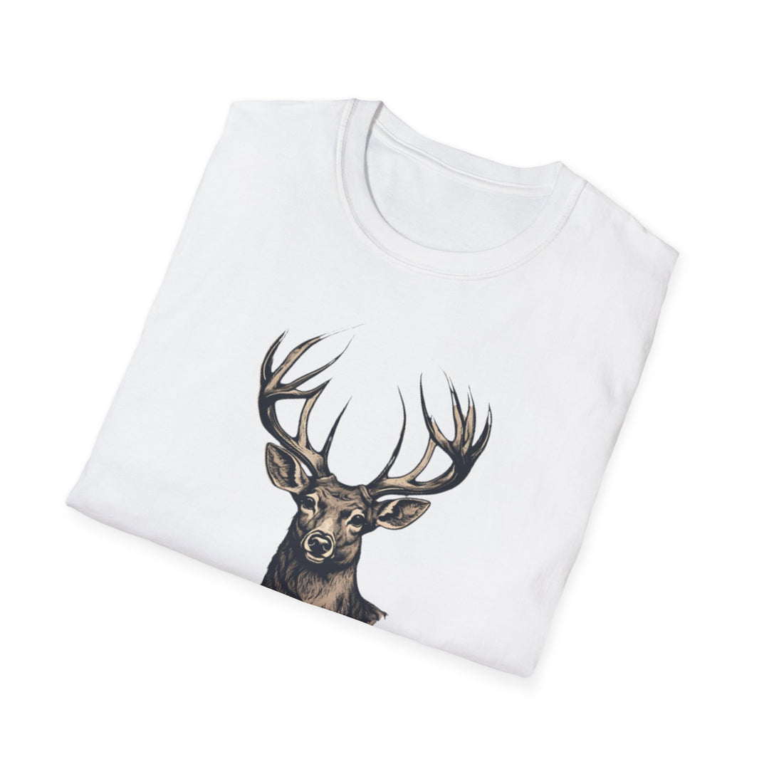 Vintage Deer Graphic Softstyle T-Shirt