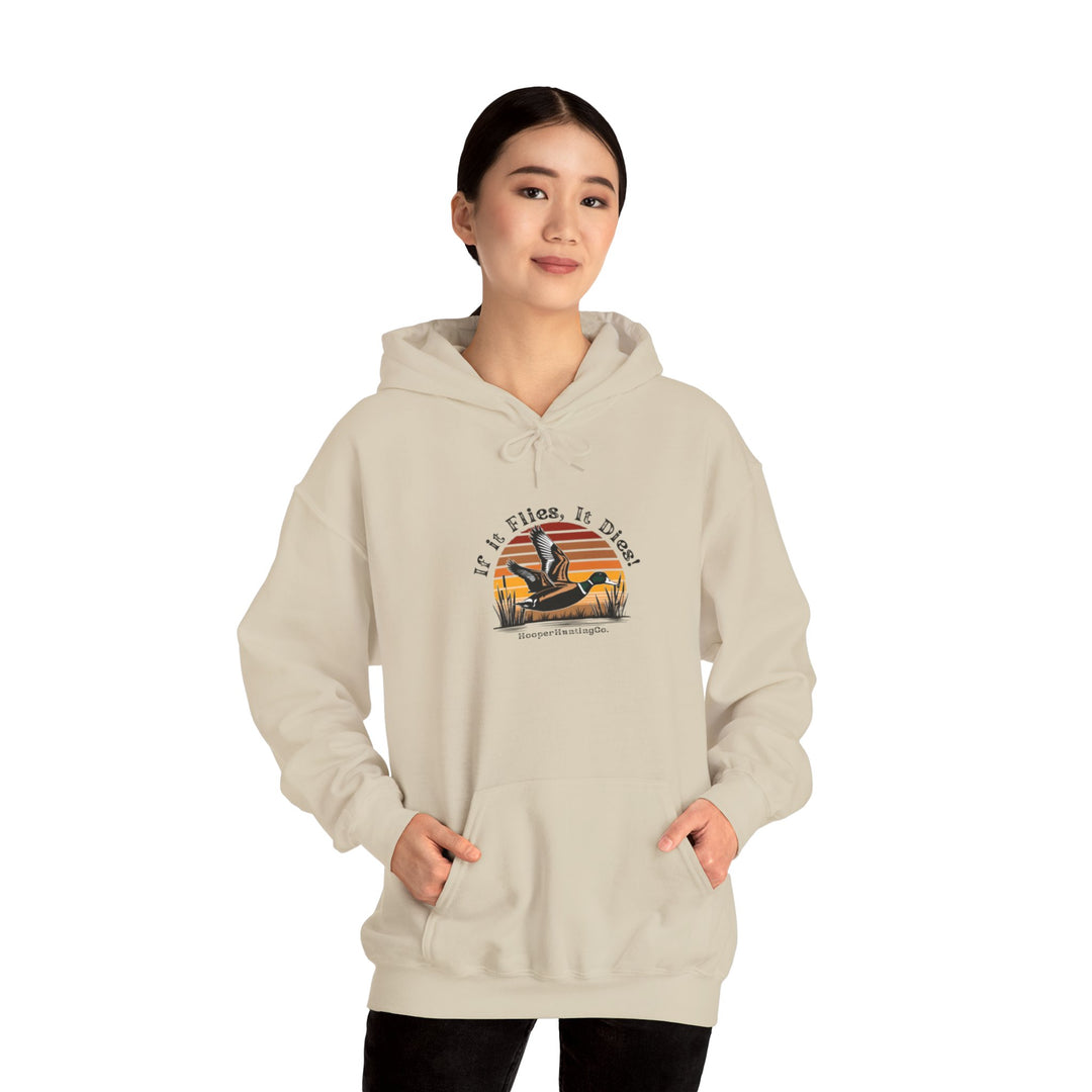 "If it flies, It dies" Hoodie