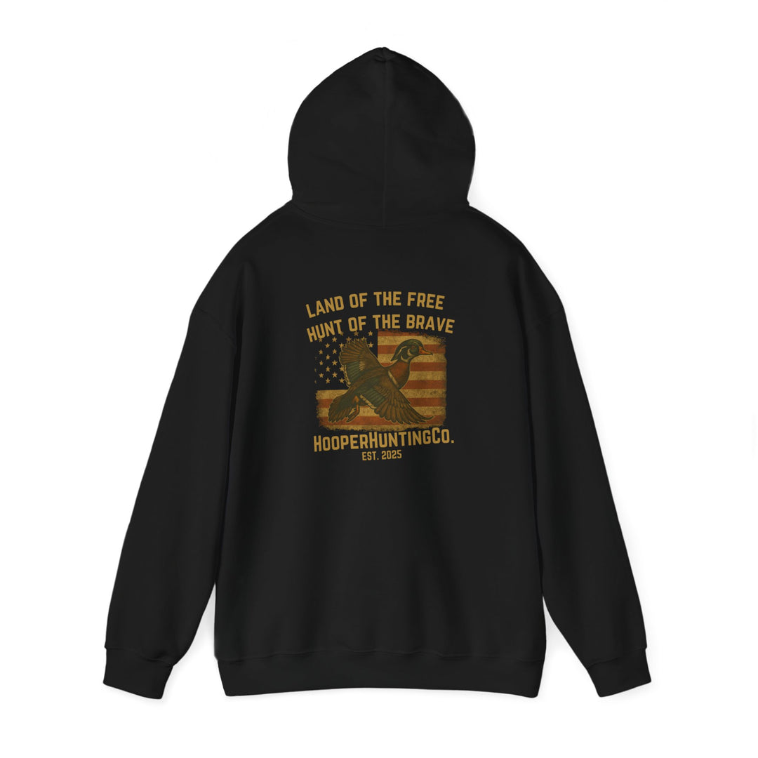 Land of the Free, Hunt of the Brave - Patriotic Hoodie