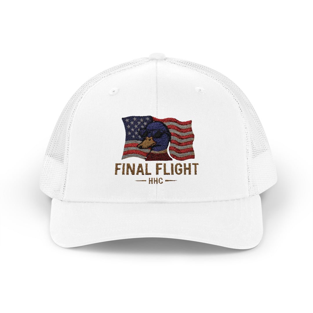 Final Flight – Patriotic Duck Trucker Hat