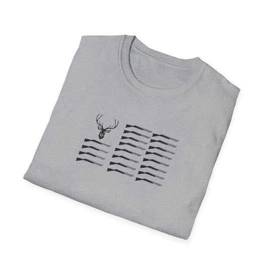 Minimalist Deer Graphic Unisex Softstyle T-Shirt