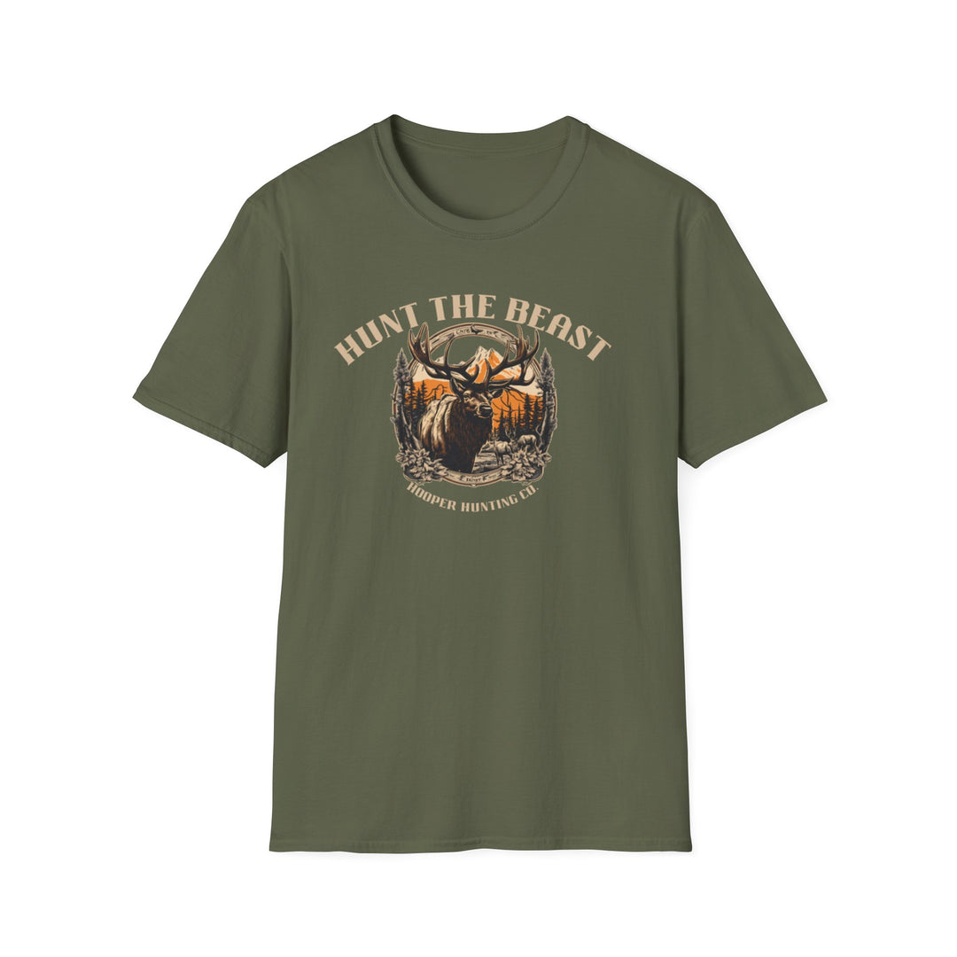 Hunt the Beast Unisex Softstyle T-Shirt for Nature Lovers