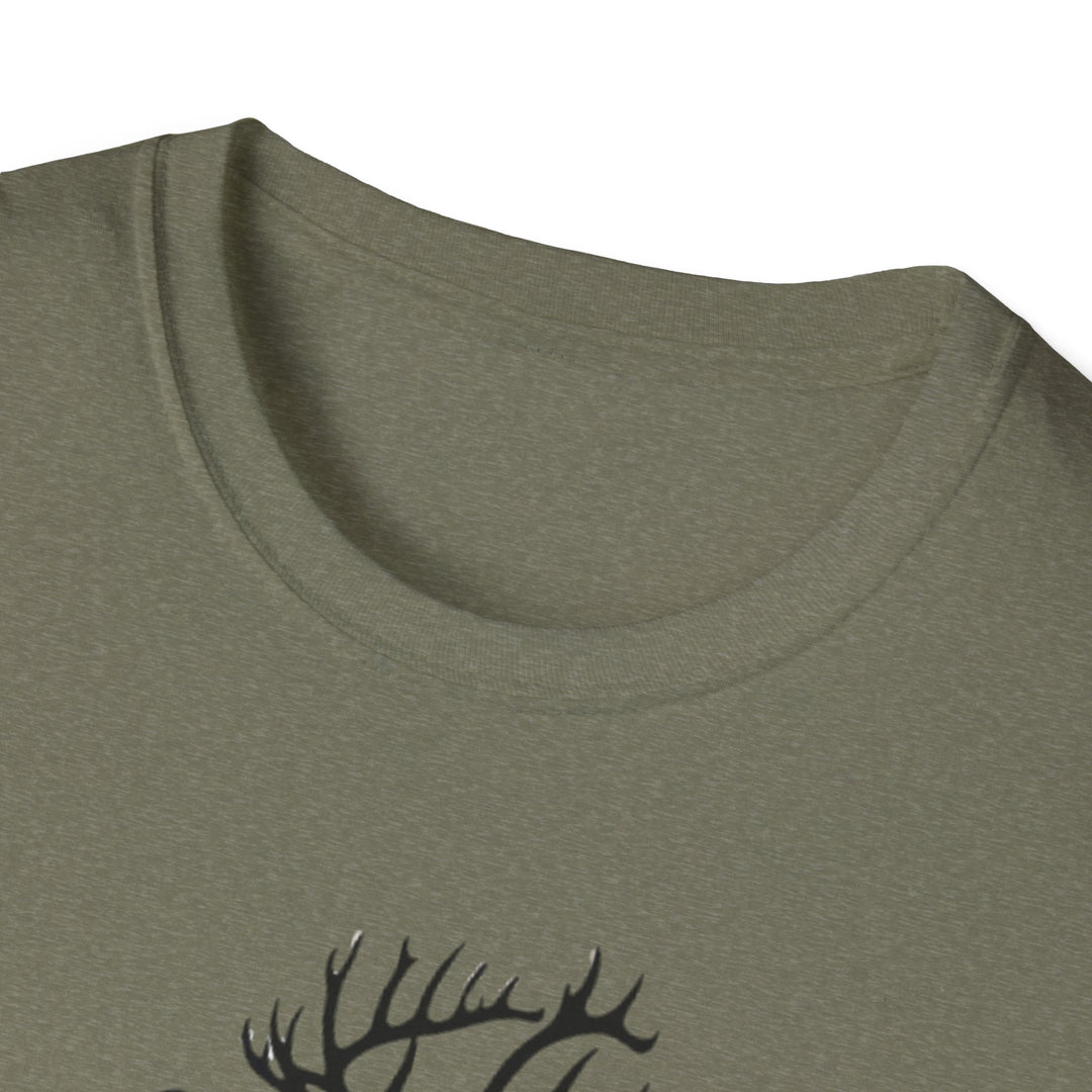 ELK Silhouette Unisex Softstyle T-Shirt - Nature Lover's Tee