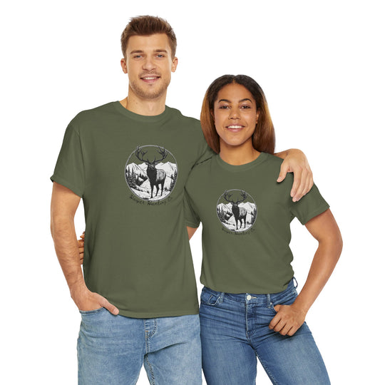 Rustic Wilderness Unisex Heavy Cotton Tee - Nature Lover's Apparel