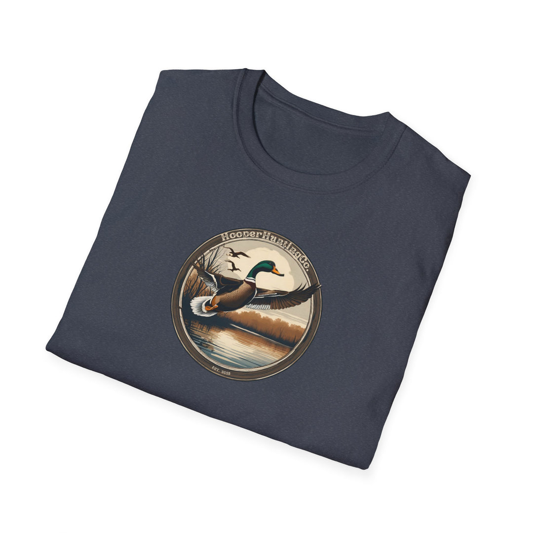 Nature-Inspired Unisex Softstyle T-Shirt - Wildlife Adventure Design