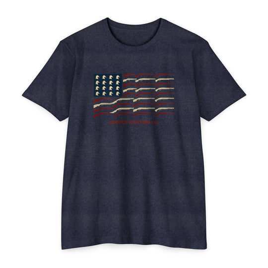 "Duck stars & shotgun stripes" Patriotic T-shirt